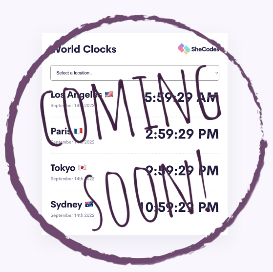 clock app sample